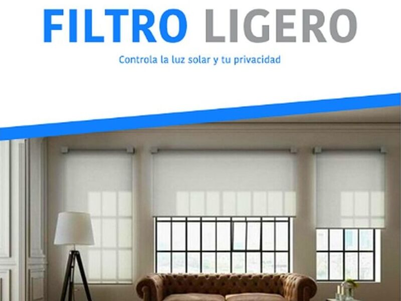 Cortina línea filtro ligero 