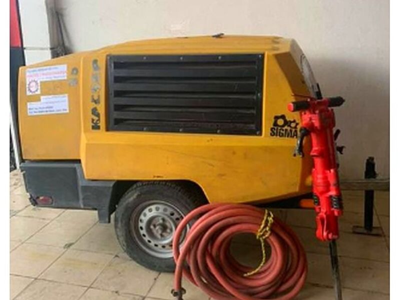Compresor con rompedor neumático. MX
