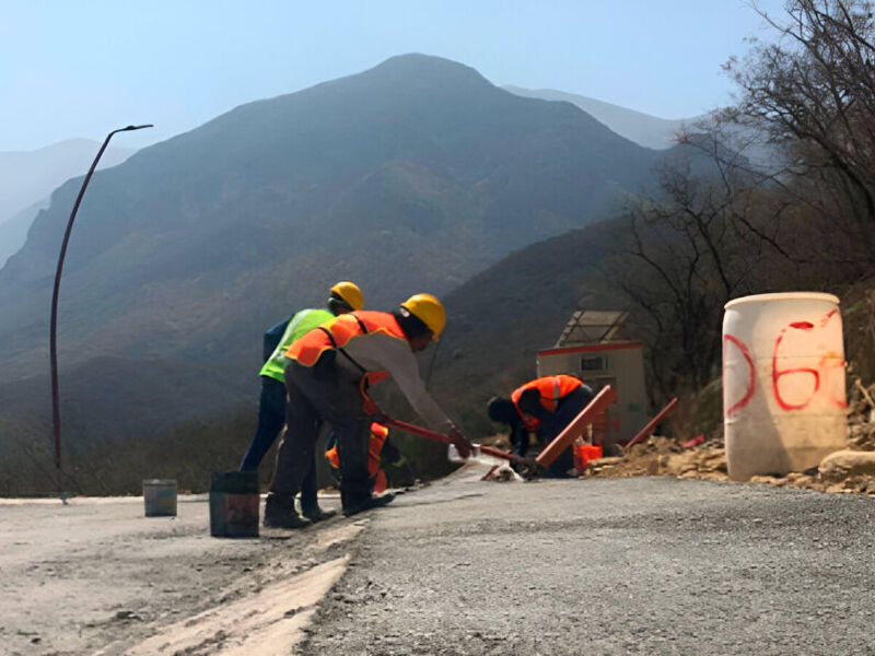 Construcción Cordones Urbanización Nuevo León