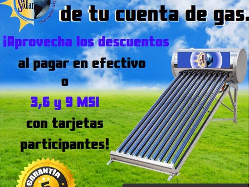 Calentador solar -Guadalajara