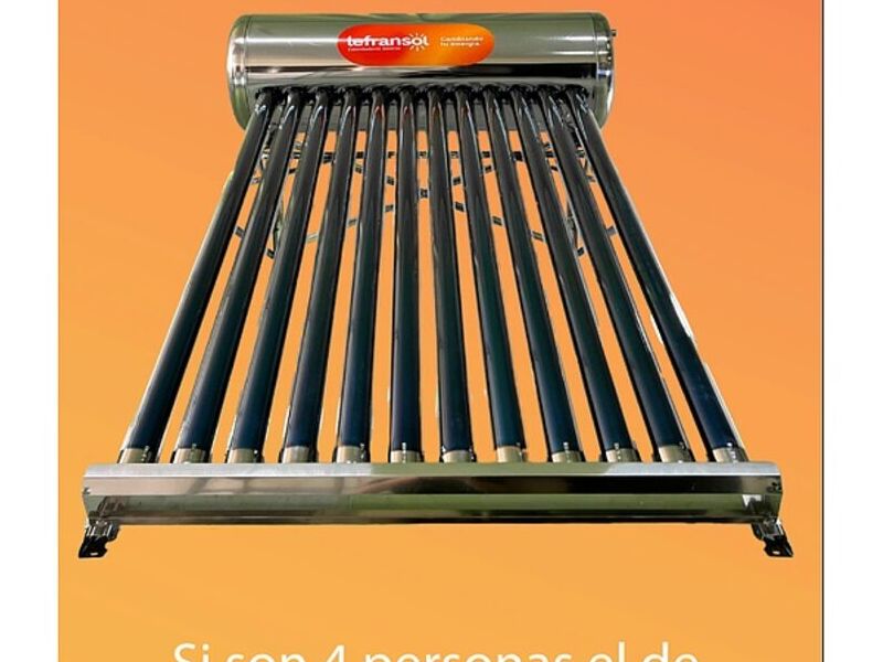 Calentador solar para 4 personas-México