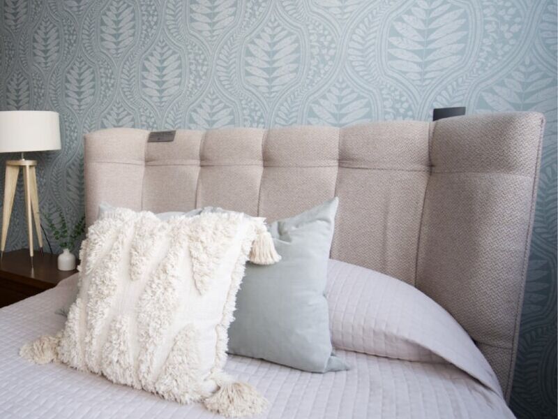 Cama Diseño King Size Blanco Morelia 