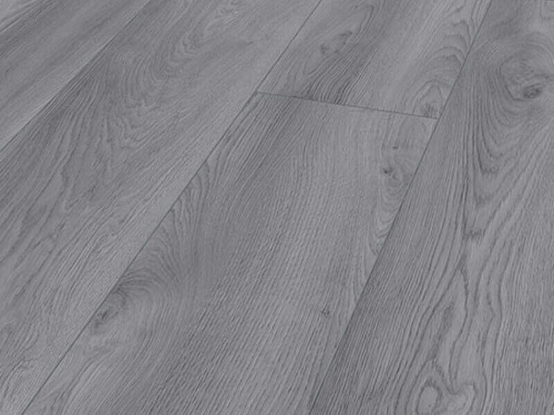 Piso laminado Makro Oak gris claro