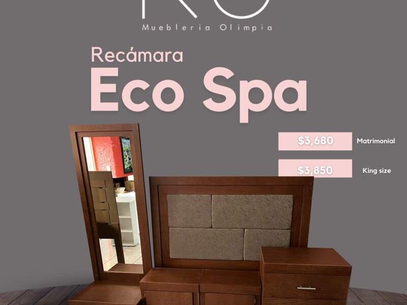 Juego Recamara Eco Spa Marrón Morelia 
