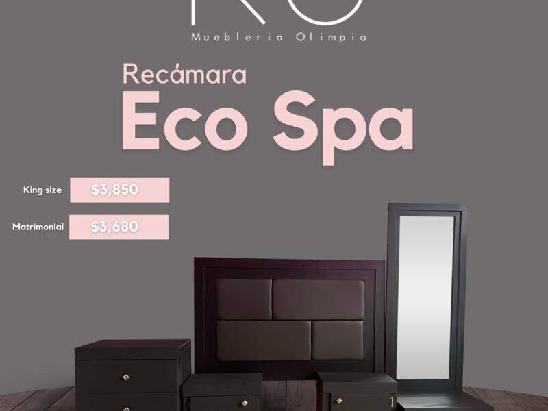 Recamara Eco Spa Negro Morelia