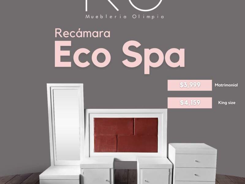 Recamara Eco Spa Blanco Morelia 