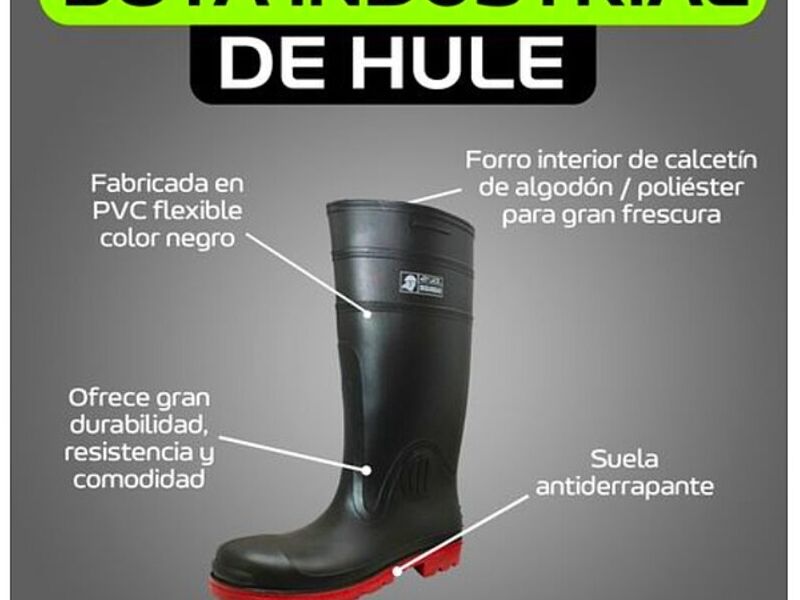 Bota industrial de hule-Tepic